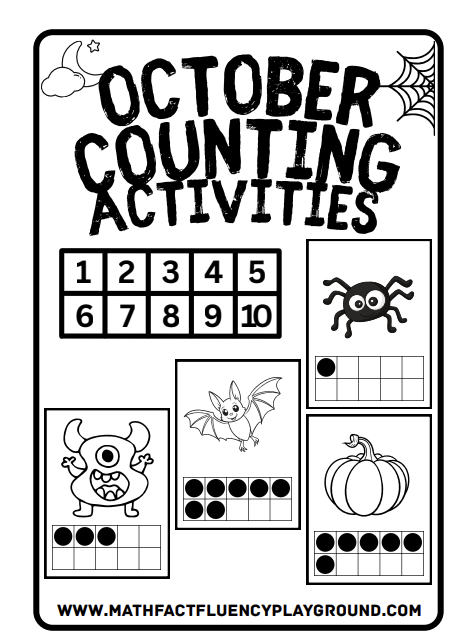 October Counting Activities