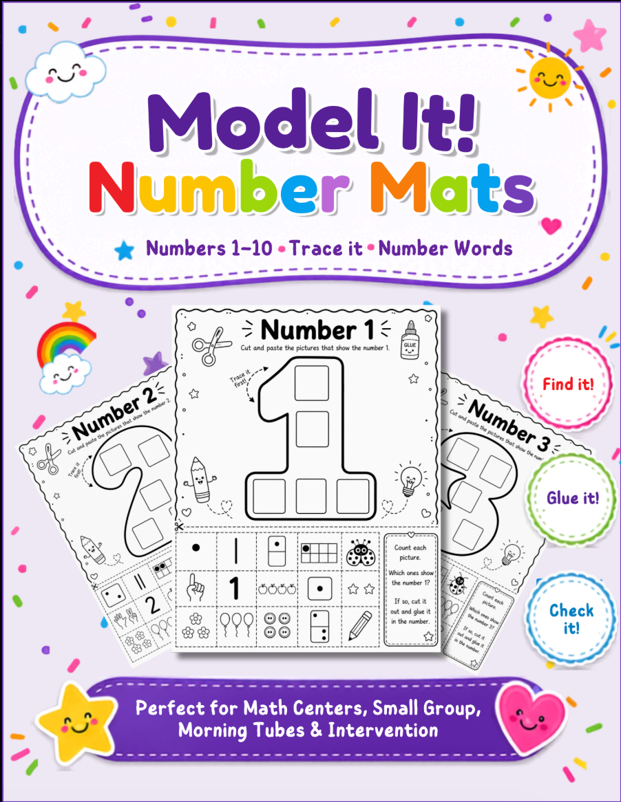 Model It! Number Mats