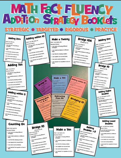 Addition Fact Fluency Booklets