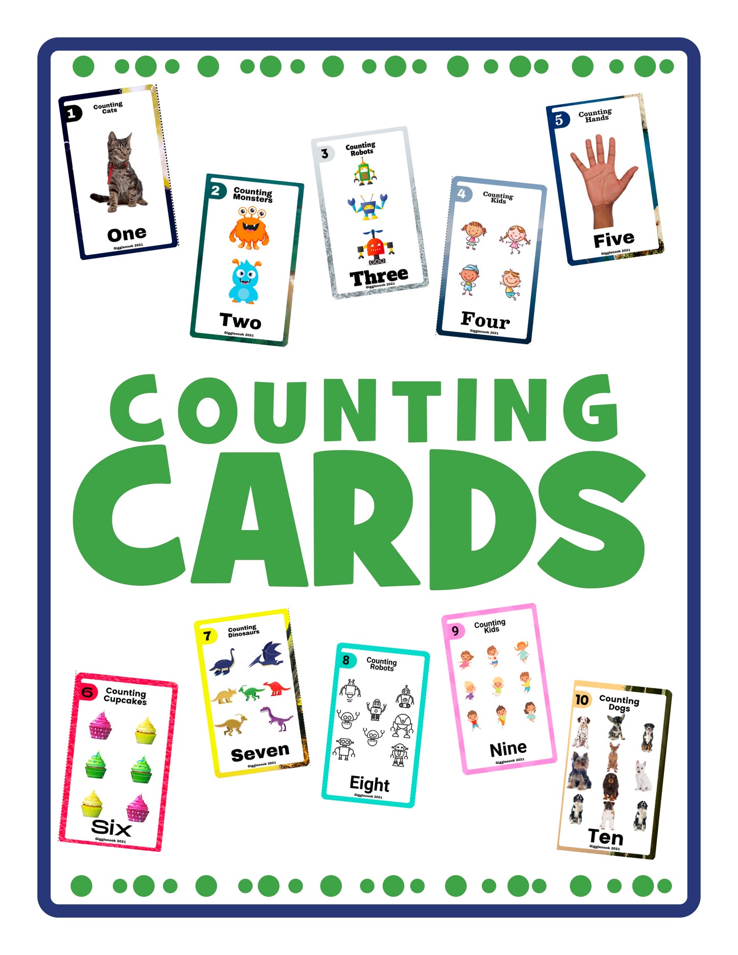 Counting Flashcards Packet