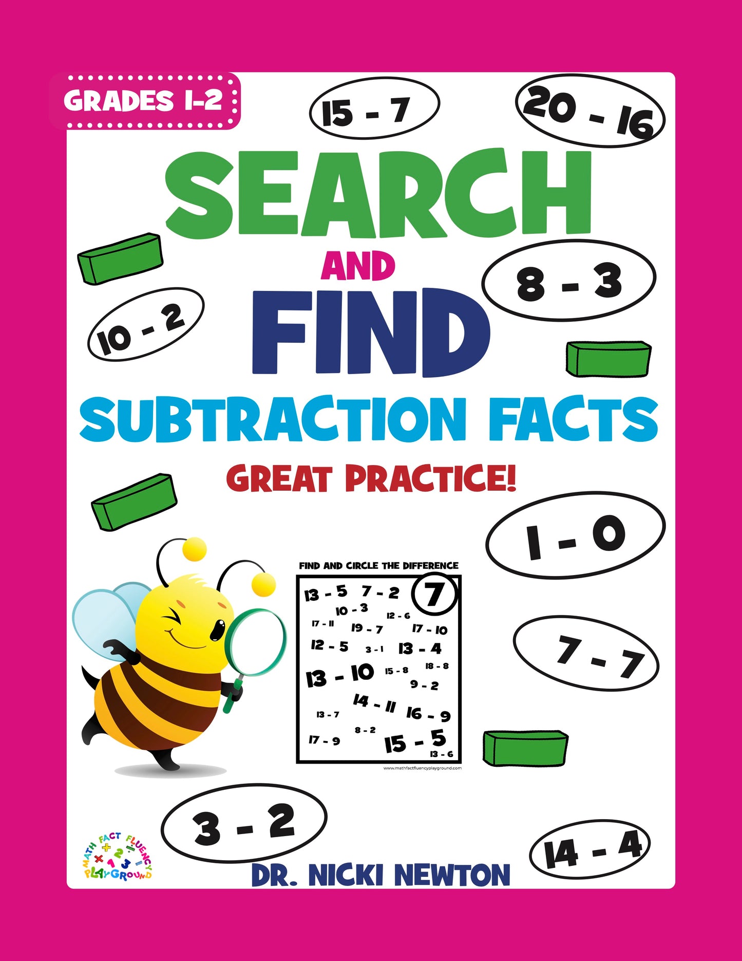 Search and Find the Equation: Subtraction Facts