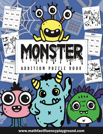 Monster Addition Puzzle Book