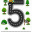 Highway Number Mats