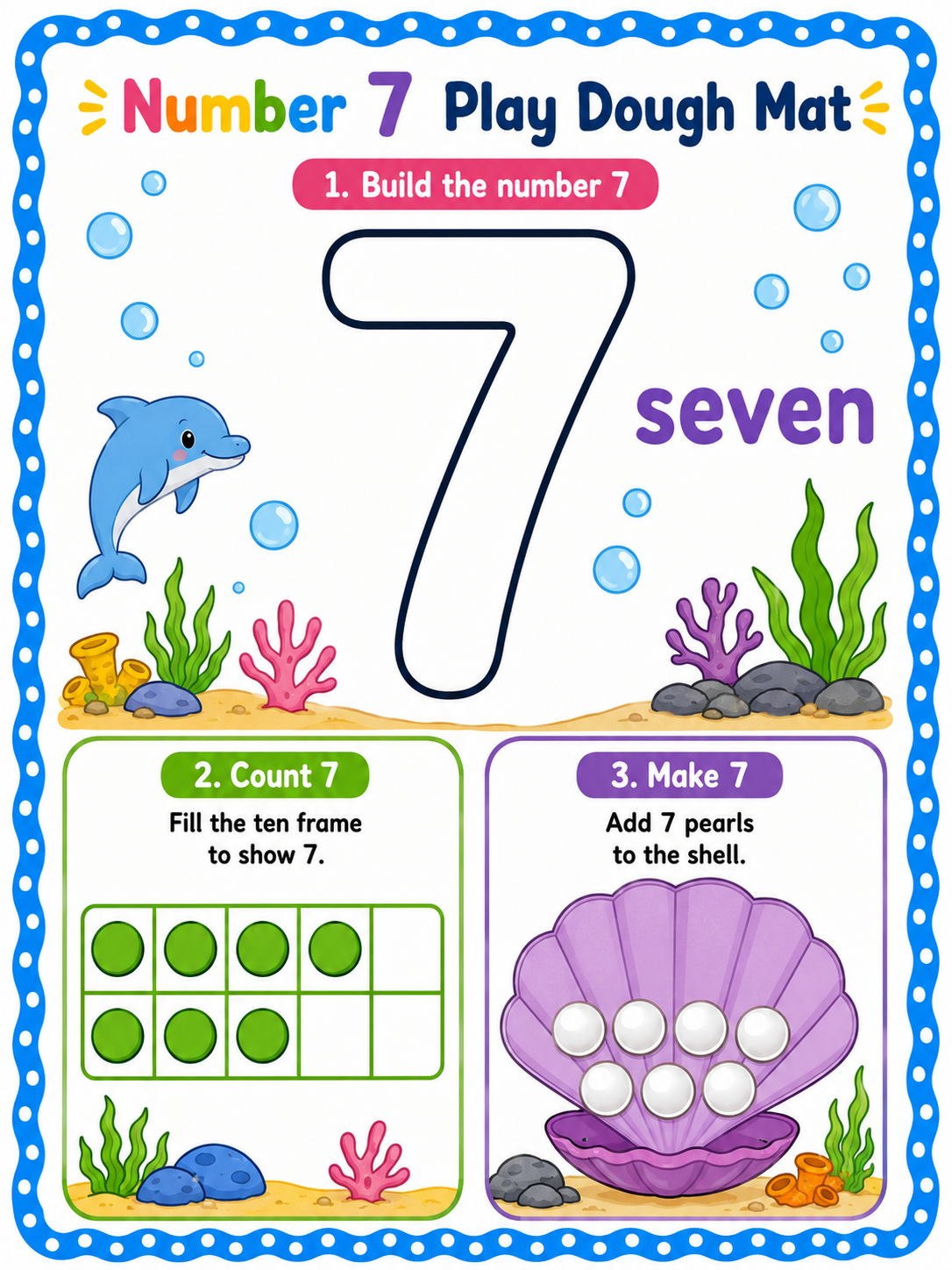 Interactive Tracing, Counting, Color Mats