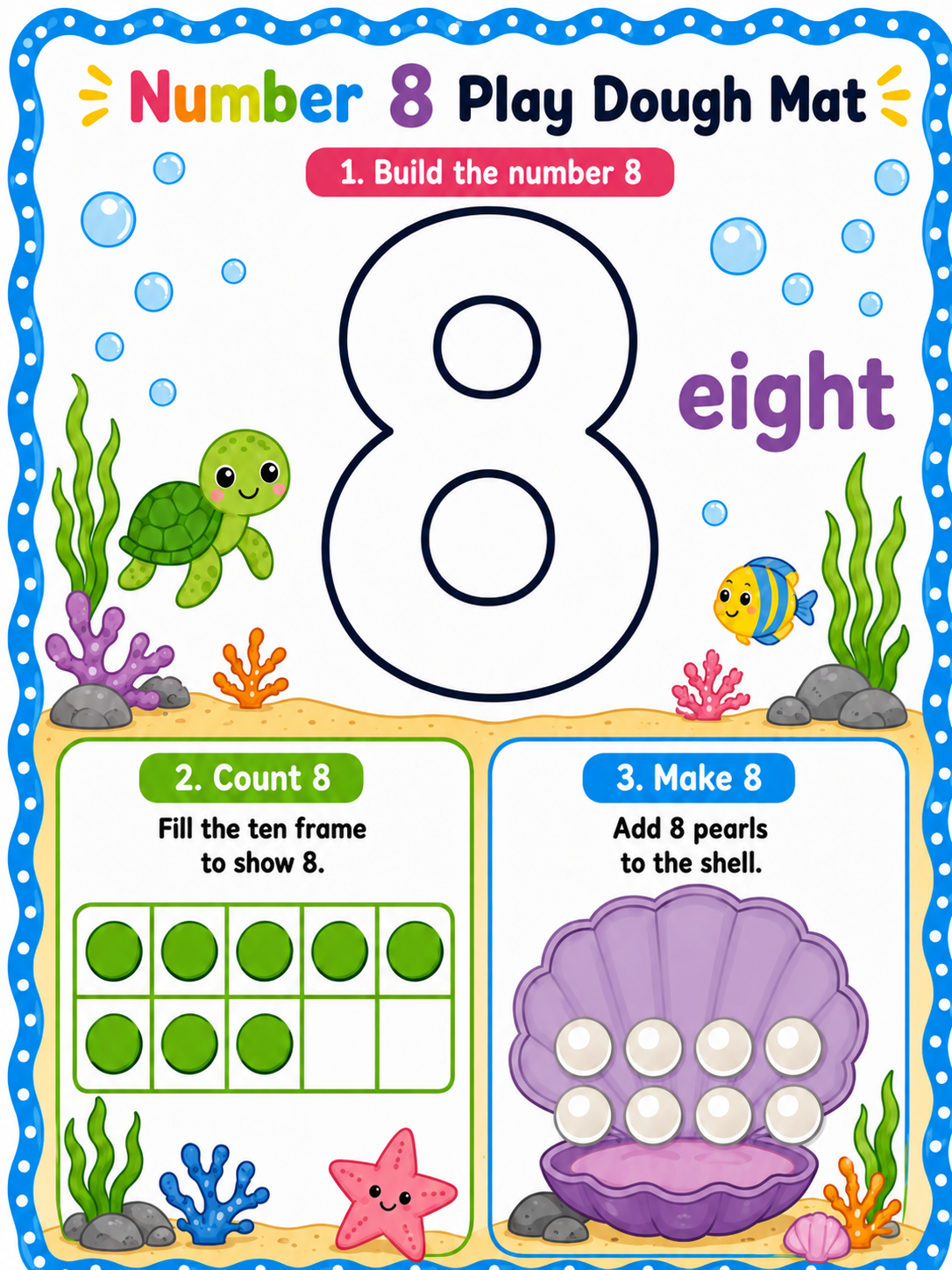 Interactive Tracing, Counting, Color Mats