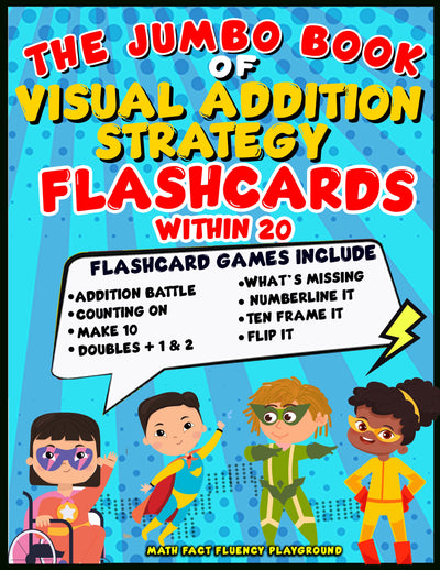 Jumbo Book of Addition Flashcards: Facts within 20