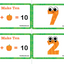 Subtraction Pumpkin Flashcards Adding Within 10