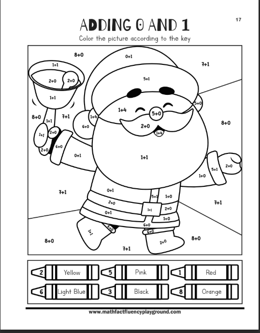 Christmas Math Book