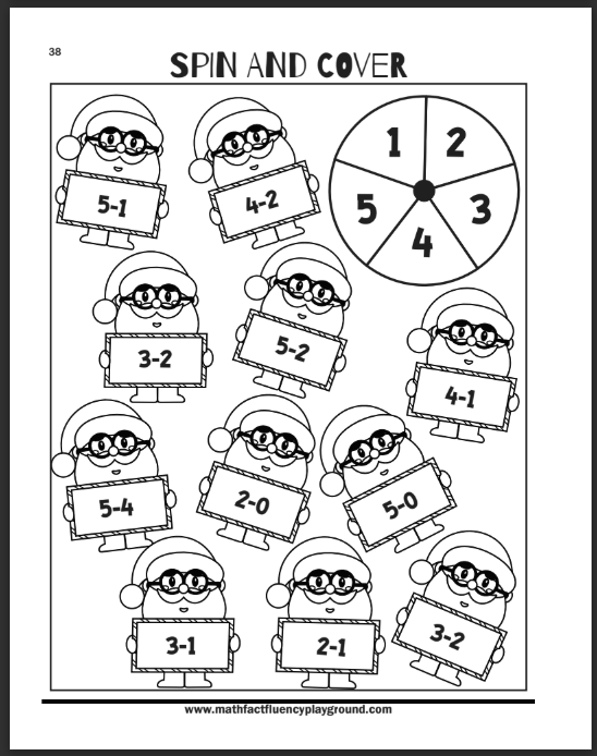 Christmas Math Book