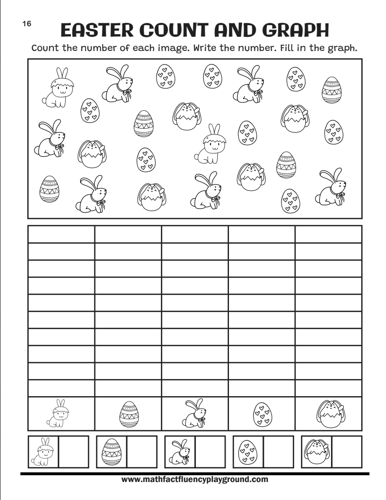 Easter Math Book