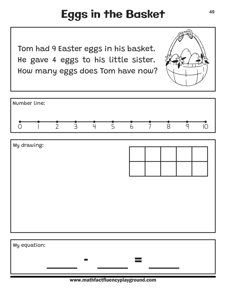 Easter Math Book