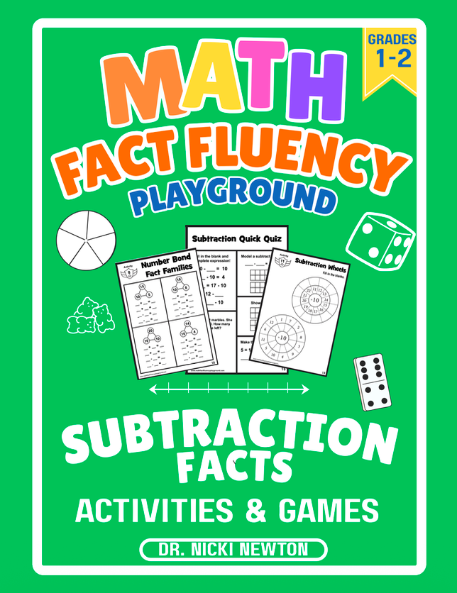 Math Fact Fluency Playground Subtraction Facts Activities & Games