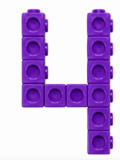 Colorful Number Cube  Build Cards| Number Recognition- Counting Visuals