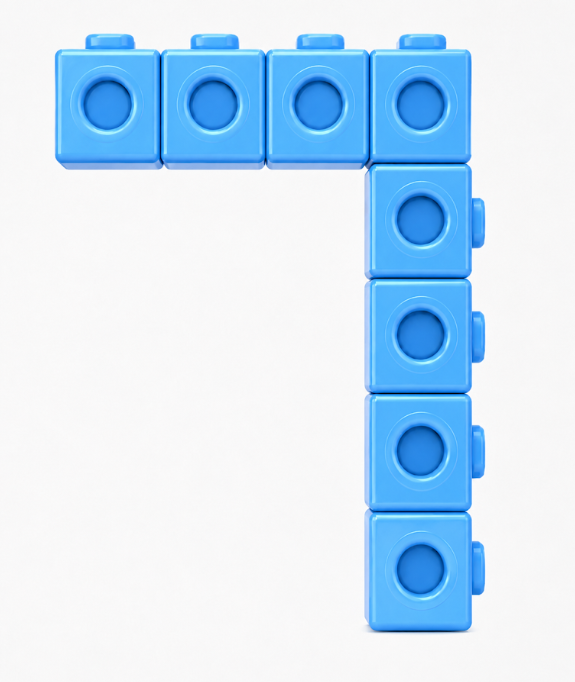 Colorful Number Cube  Build Cards| Number Recognition- Counting Visuals
