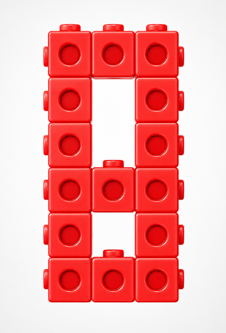Colorful Number Cube  Build Cards| Number Recognition- Counting Visuals