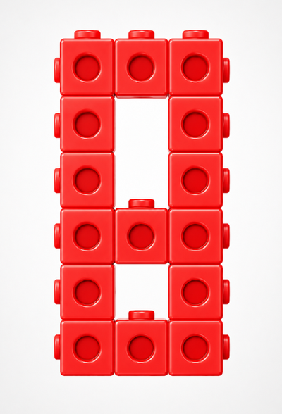 Colorful Number Cube  Build Cards| Number Recognition- Counting Visuals