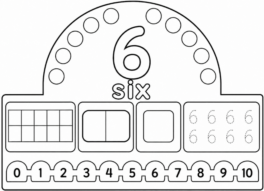 Number Hats 1–10 | Trace, Color & Count; Wear Number Sense Crowns