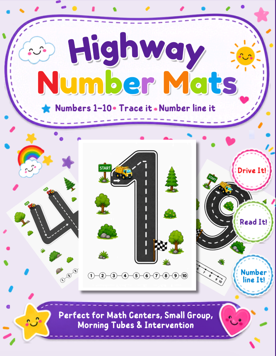 Highway Number Mats