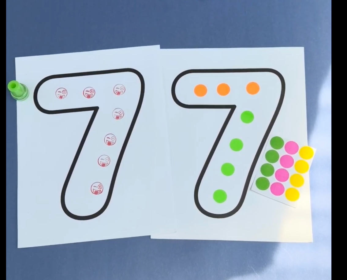 Puffy Numbers -Large Outline Numbers 1–10 | Trace, Color, Decorate &amp; Build Numbers