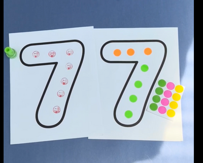 Puffy Numbers -Large Outline Numbers 1–10 | Trace, Color, Decorate &amp; Build Numbers