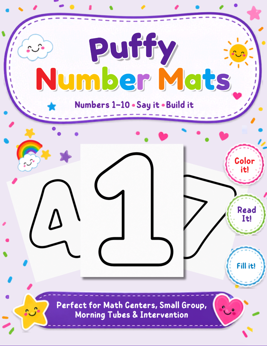 Stamping Puffy Numbers