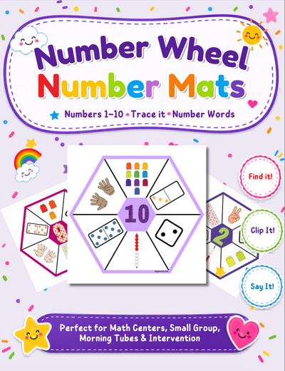 Number Wheels Number Mats