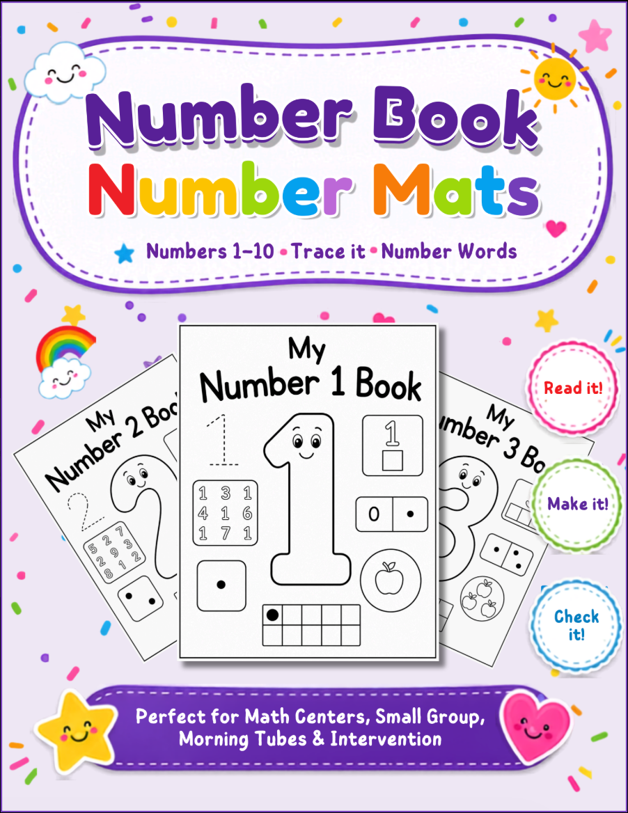 Number Book Number Mats