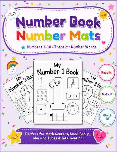 Number Book Number Mats