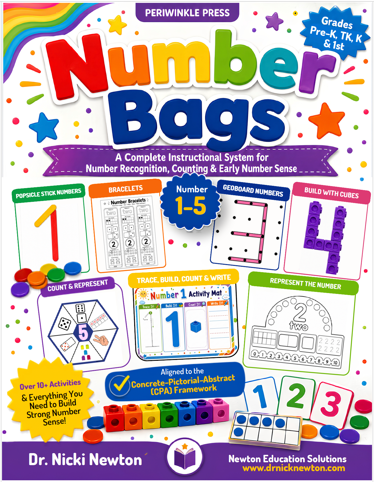 Number Bags 1–10: Hands-On Number Sense Activity System