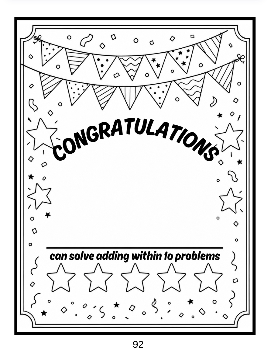 Math Fact Fluency Playground Addition Fact