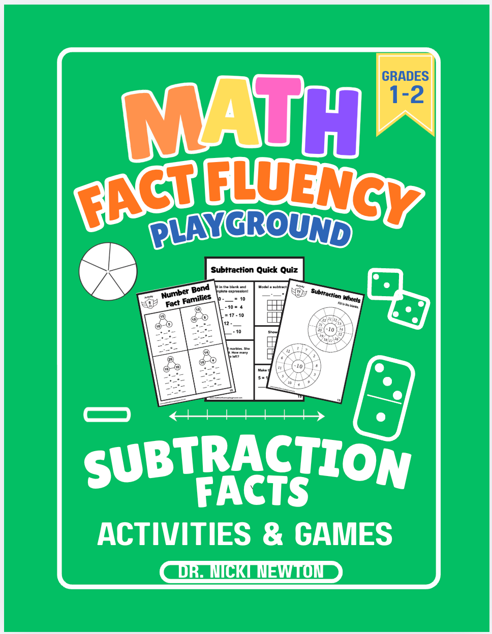 Math Fact Fluency Playground Subtraction Facts