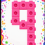 Colorful Number Cube  Build Cards| Number Recognition- Counting Visuals