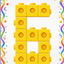 Colorful Number Cube  Build Cards| Number Recognition- Counting Visuals