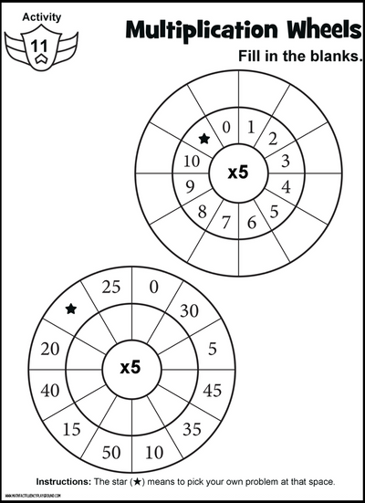Math Fact Fluency Playground Multiplication Facts Within 100 Activities & Games