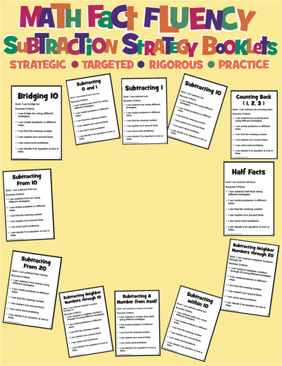 Subtraction Fact Fluency Booklets