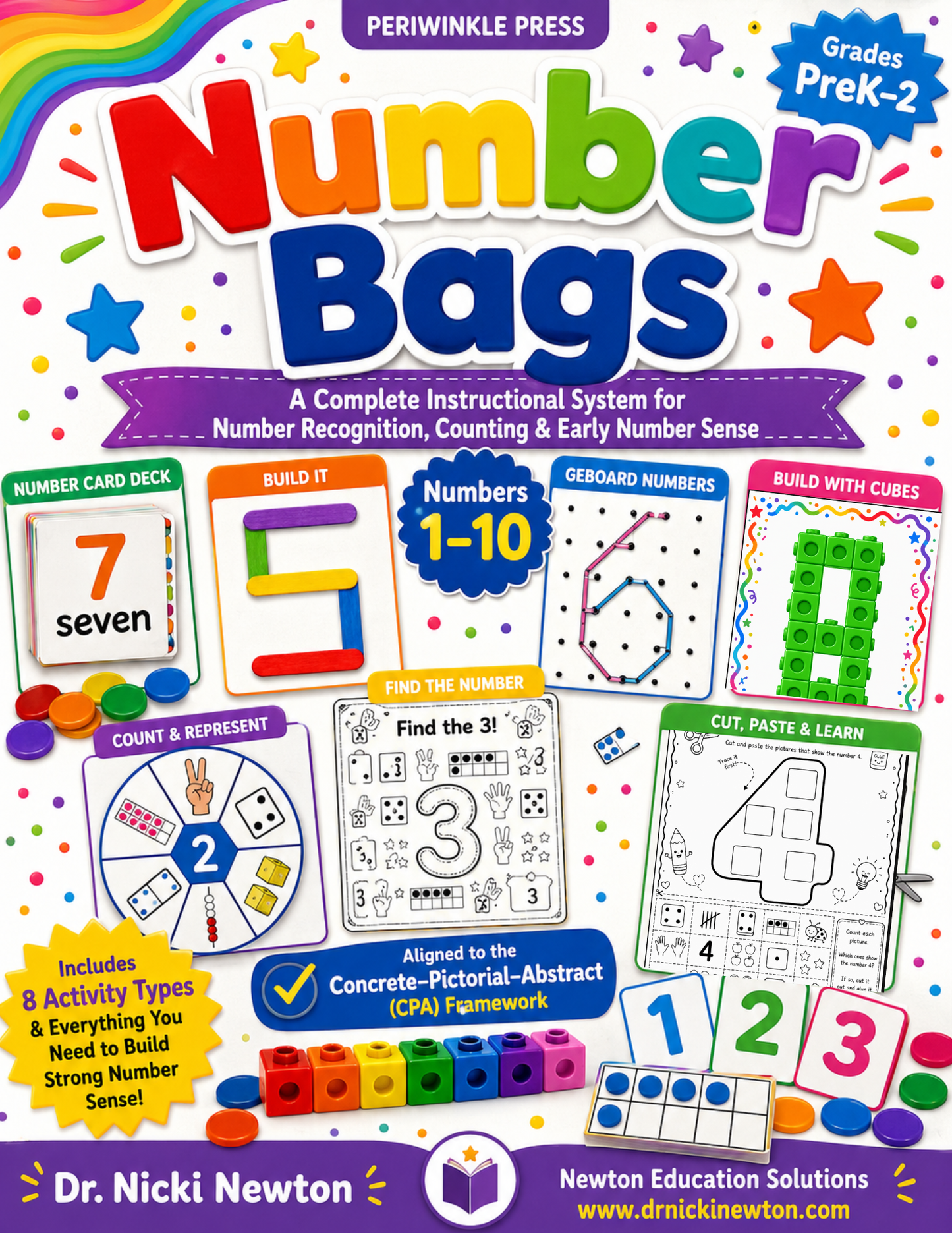 Number Bags 1–10: Hands-On Number Sense Activity System