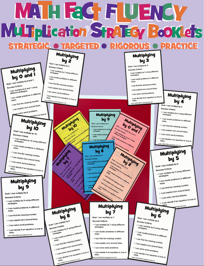 Multiplication Fact Fluency Booklets