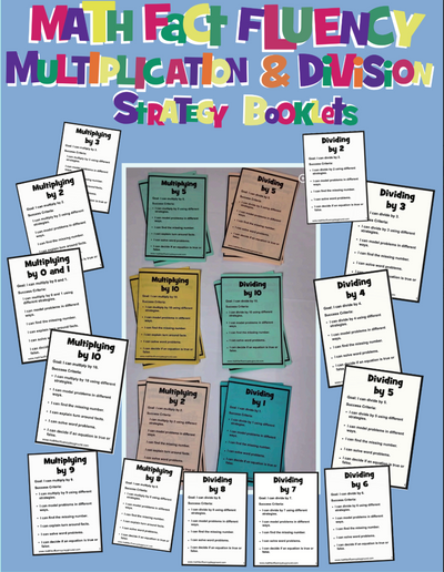Multiplication & Division Fact Fluency Booklets