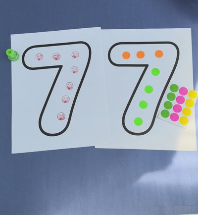 Puffy Numbers -Large Outline Numbers 1–10 | Trace, Color, Decorate &amp; Build Numbers